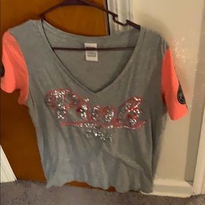 Short sleeve bling tee